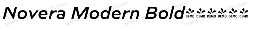 Novera Modern Bold字体转换